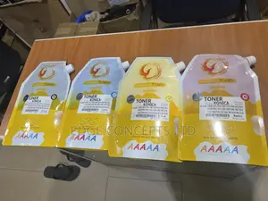 A Set of Konica Refill Toner All Colors