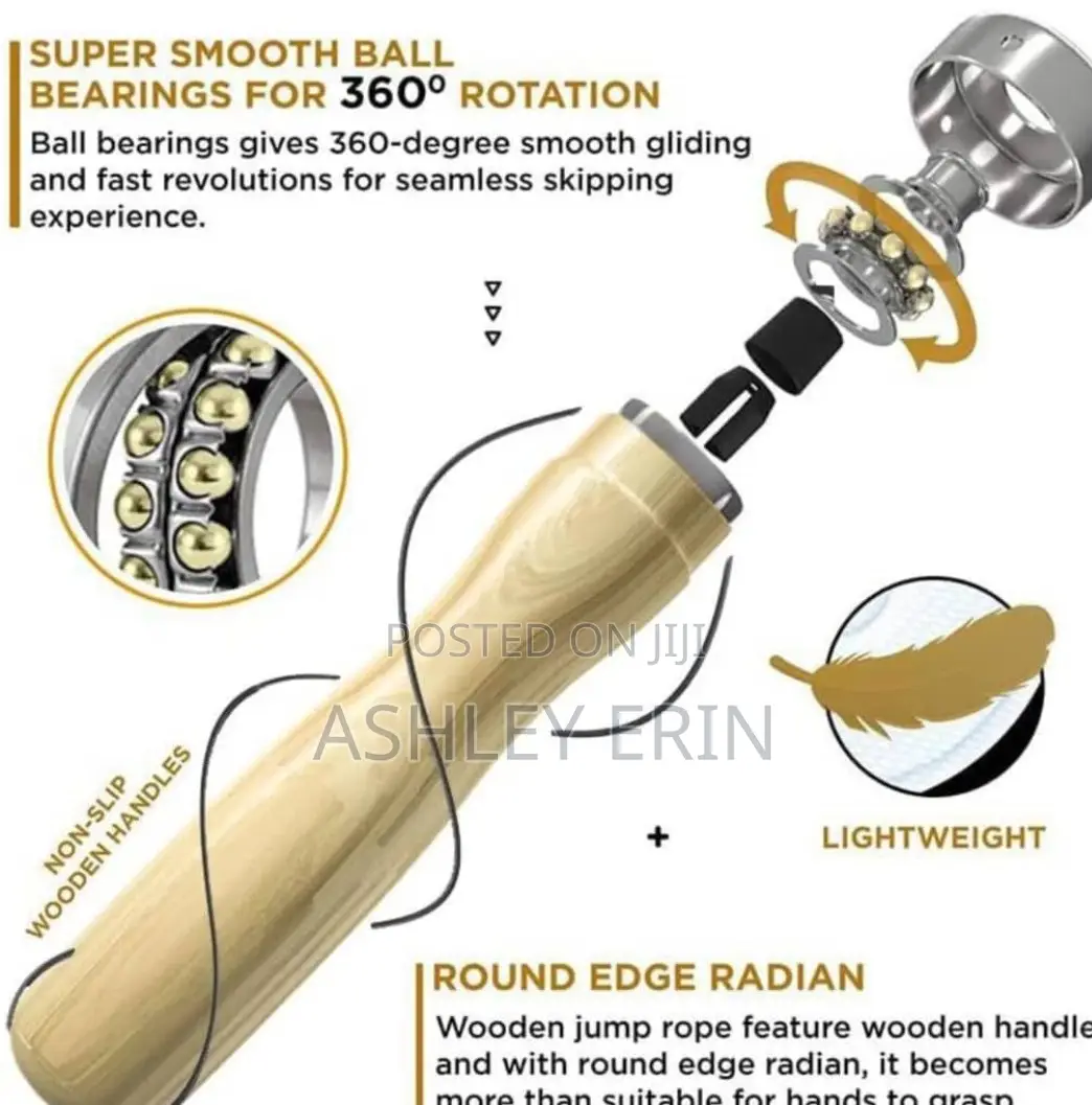 Genuine Leather Skipping Rope