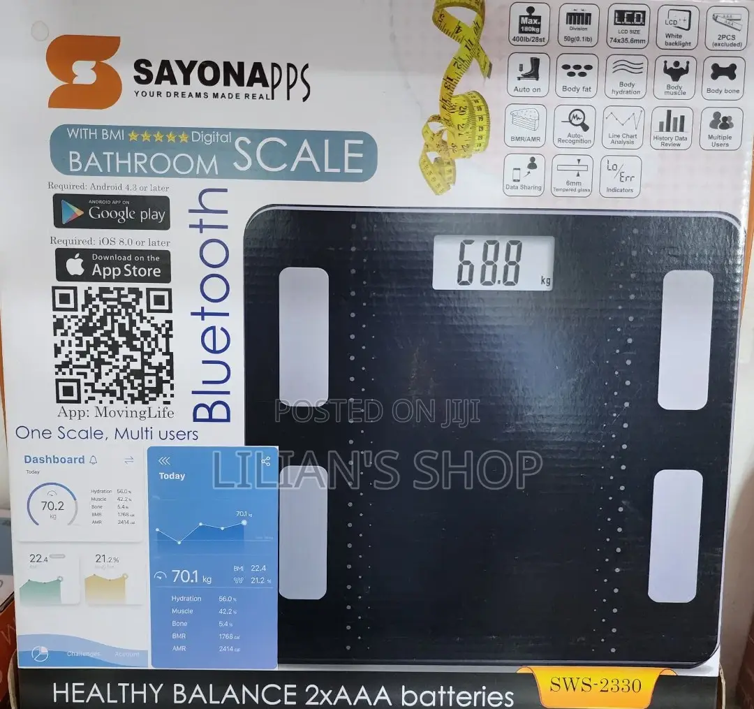 Sayonnapps Smart Bathroom Scale
