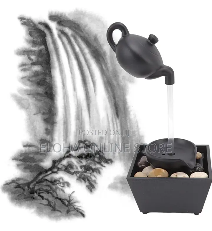 Floating Teapot Water Fountain Ornament