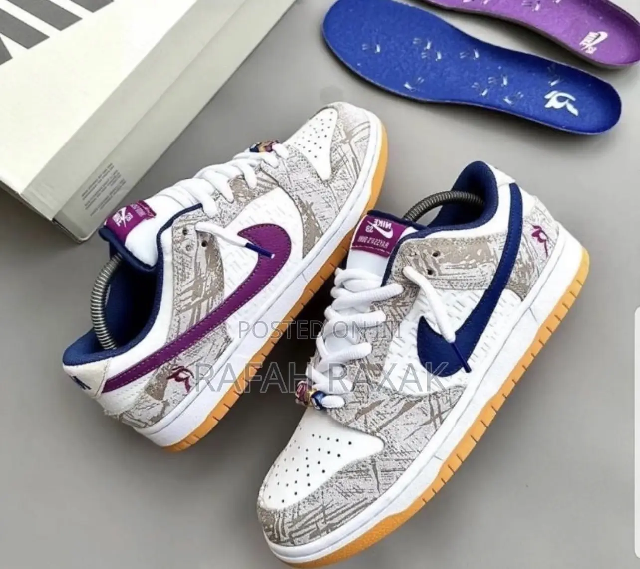 Original Nike SB Dunk Low Pro ISO Purple/Gum Sneakers