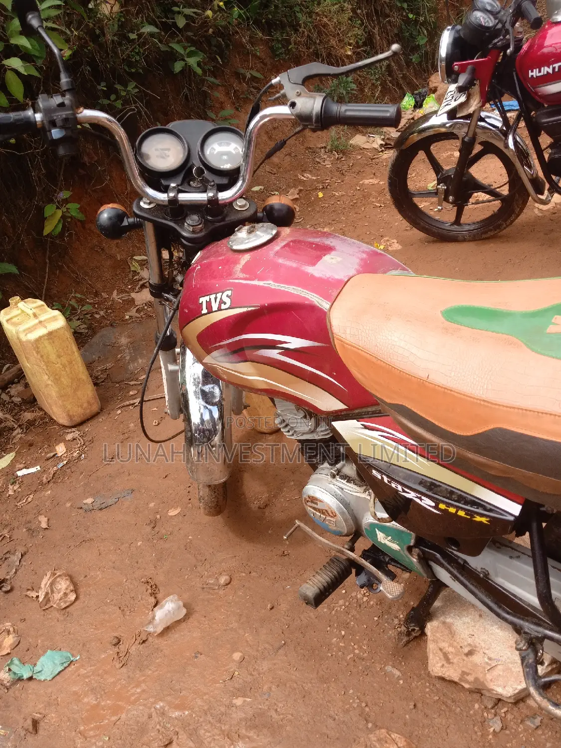 TVS XL 100 2021 Red