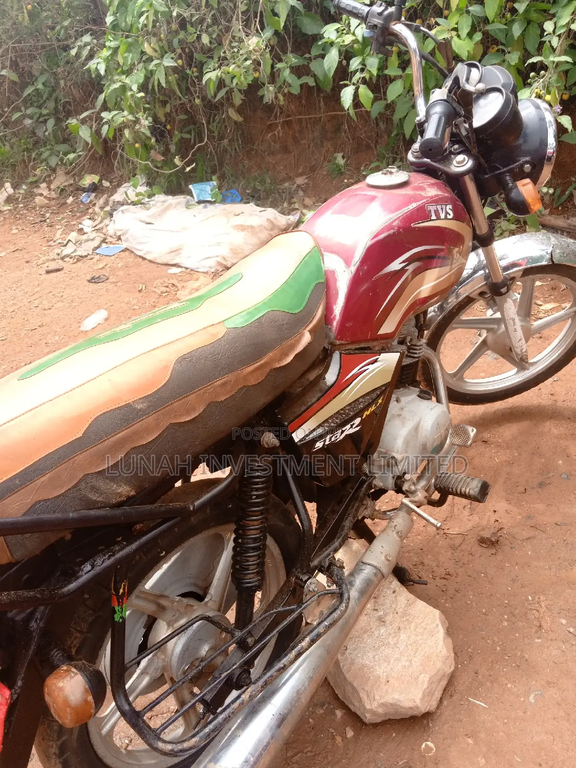 TVS XL 100 2021 Red