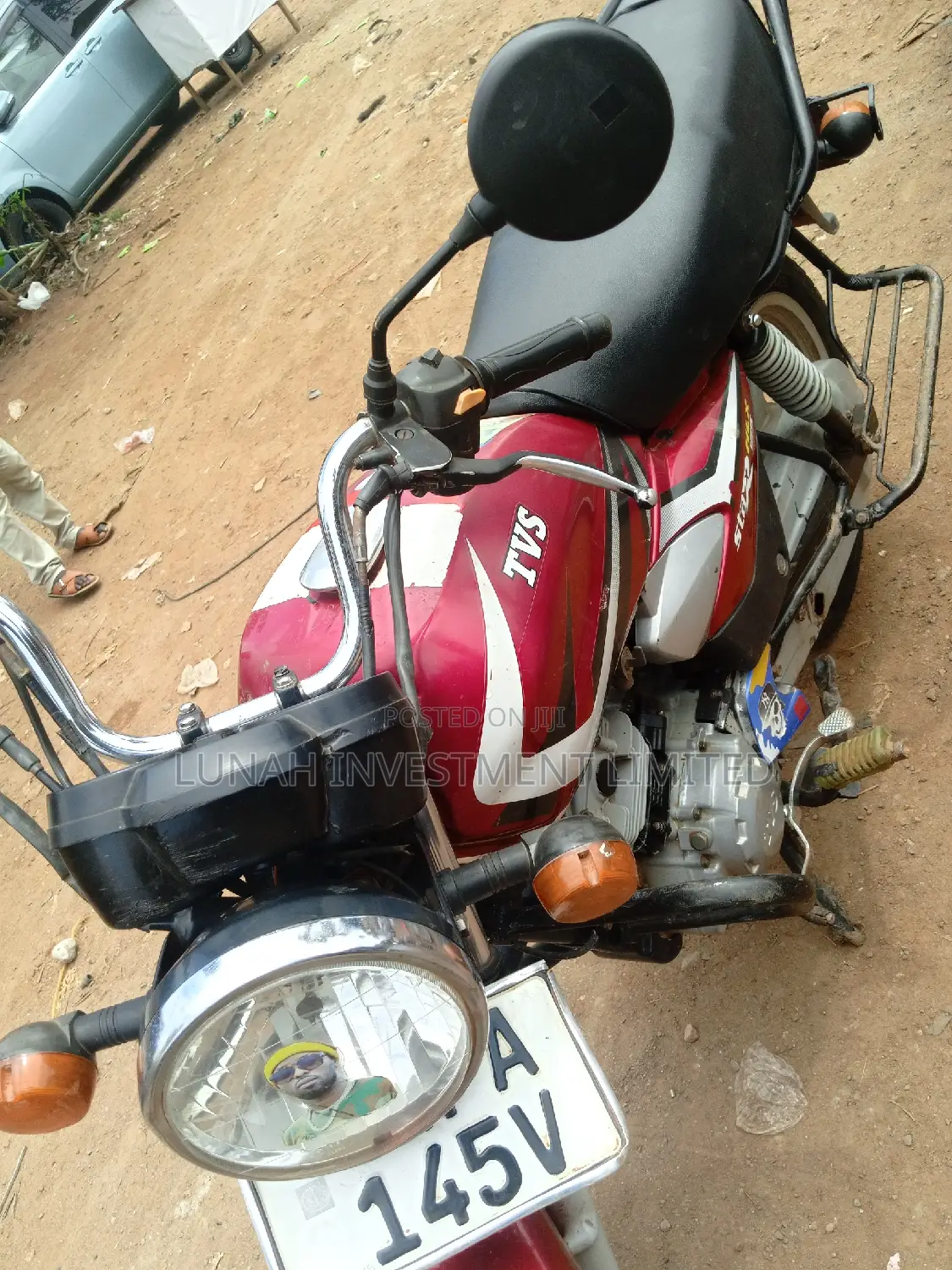 TVS HLX 125 2024 Red