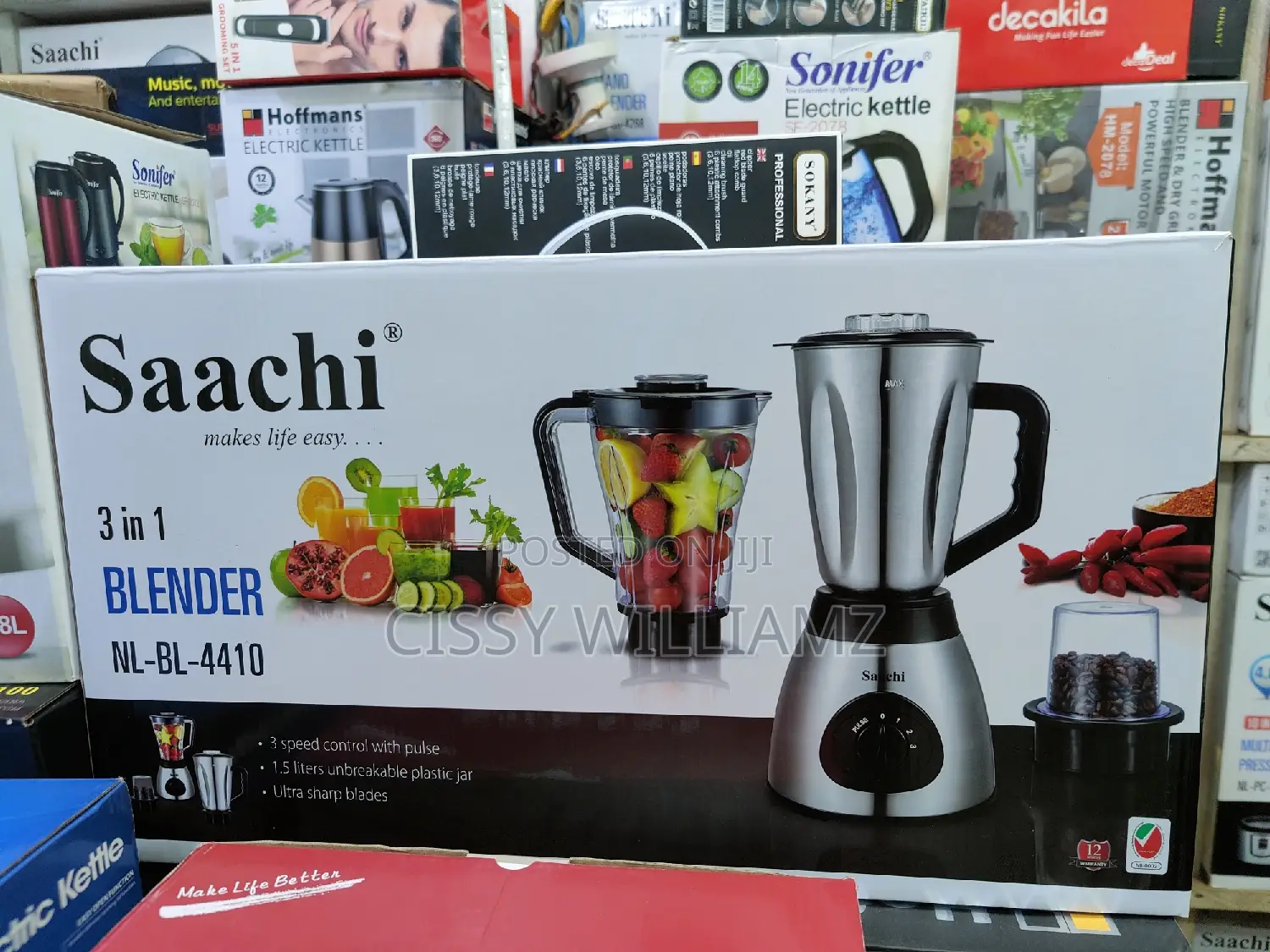 Juice Blender/Saachi Juice Blender/3in1 Juice Blender