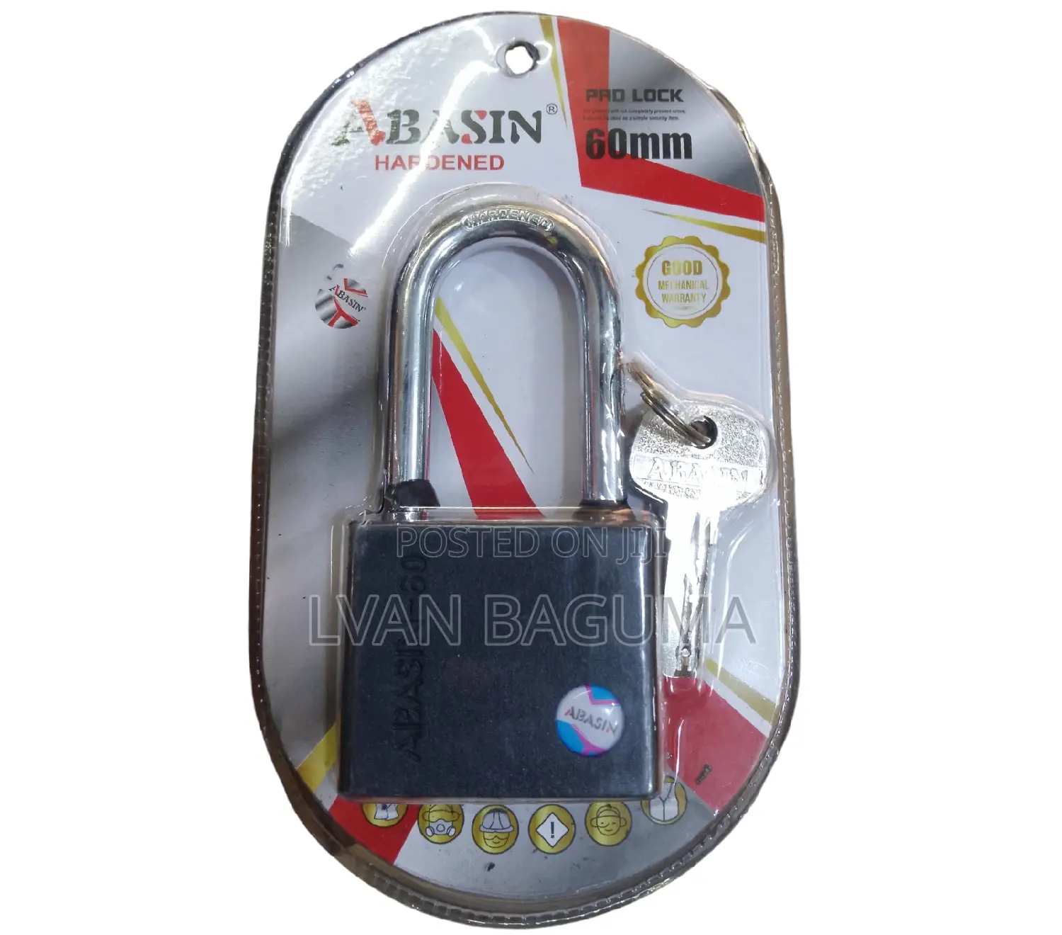 Abasin Padlock Hardened - 60mm