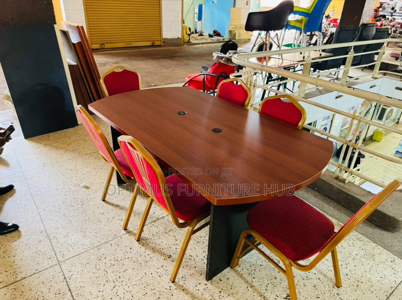 Boardroom Table and Six Chairs