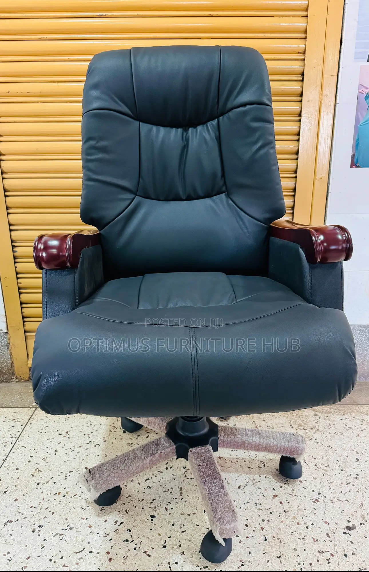 Malaysian Leather Chair