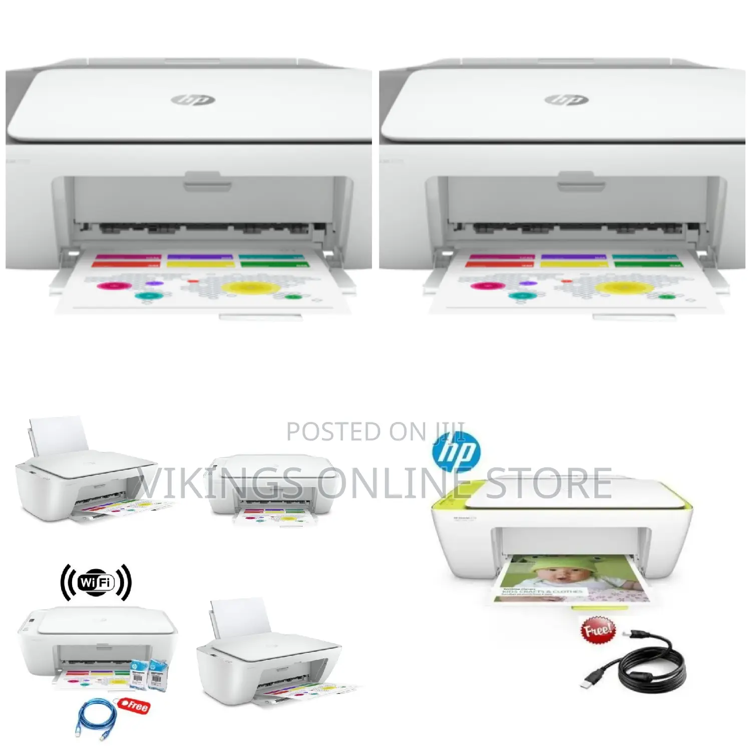 HP Deskjet 2720 All-in-One Printer (3XV18B)