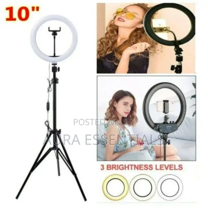 10" LED Ring Light Lamp Tripod Stand Kit