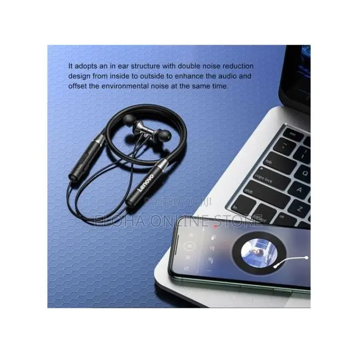 Lenovo HE05 Bluetooth 5.0 Wireless Headset Magnetic-