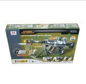 Toy Machine Gun With Lights Sound Moving Knife