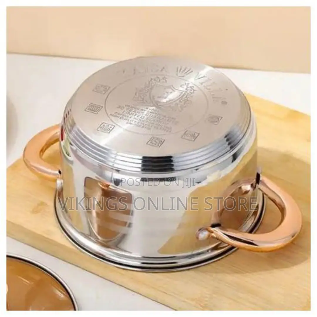 Kaisa Villa 6 Pieces Quality Stainless Steel Cookware Set