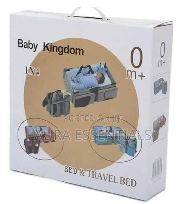 Portable and Foldable Waterproof Baby Bed and Bag