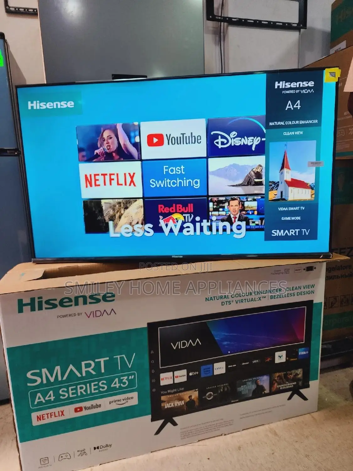 A4 Series Hisense Smart Tv 43inches