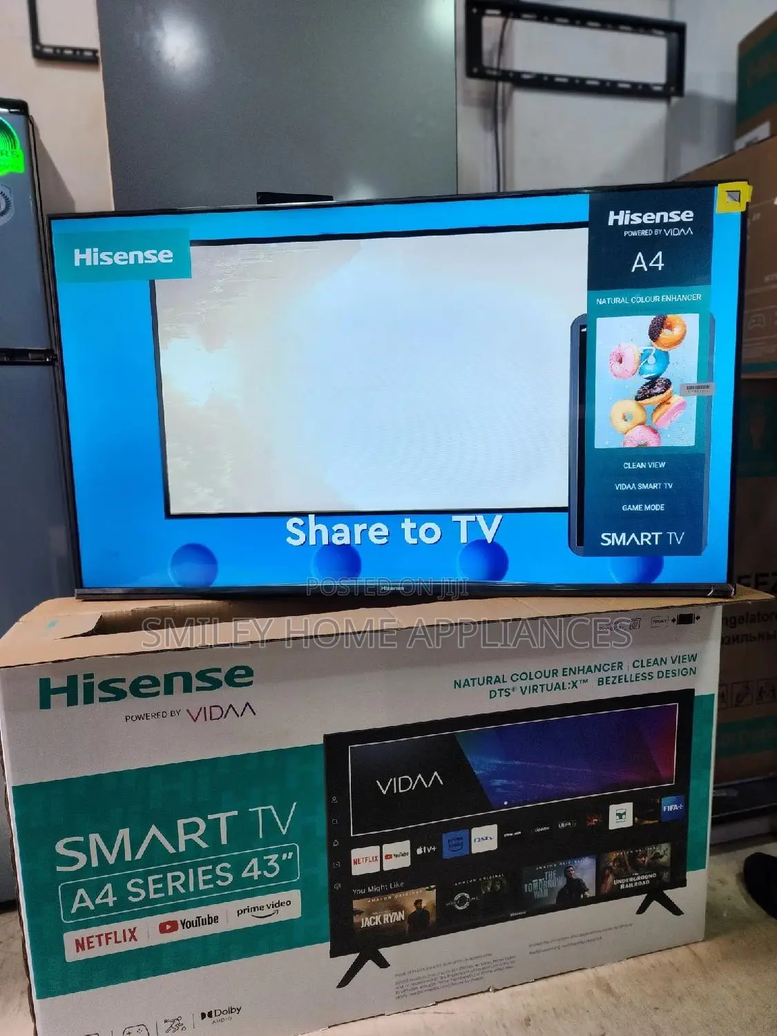 Brand New Hisense 43inches Smart Tv