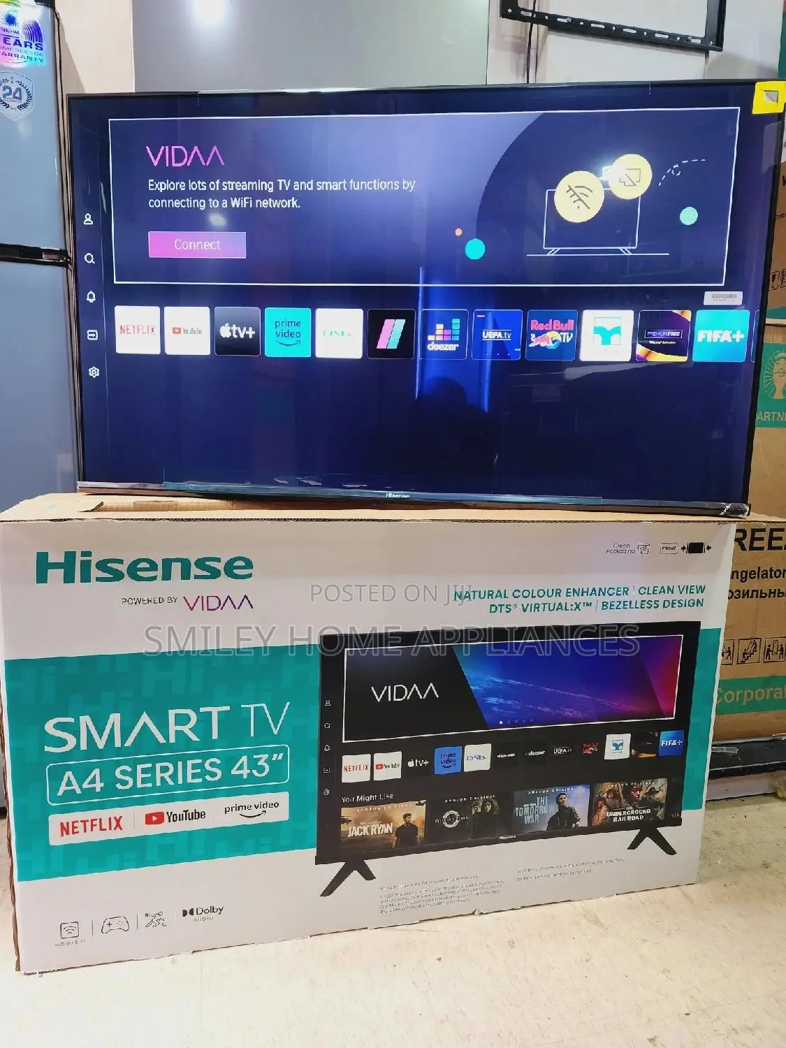 Newly Discounted Hisense 43inches Smart Tv