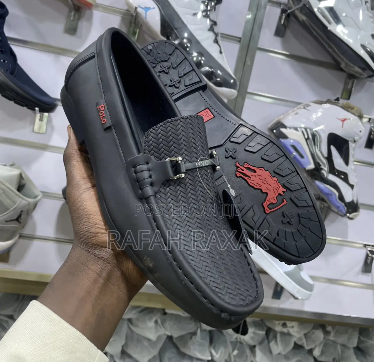 Original Men’S Flat Sole Polo Moccasins