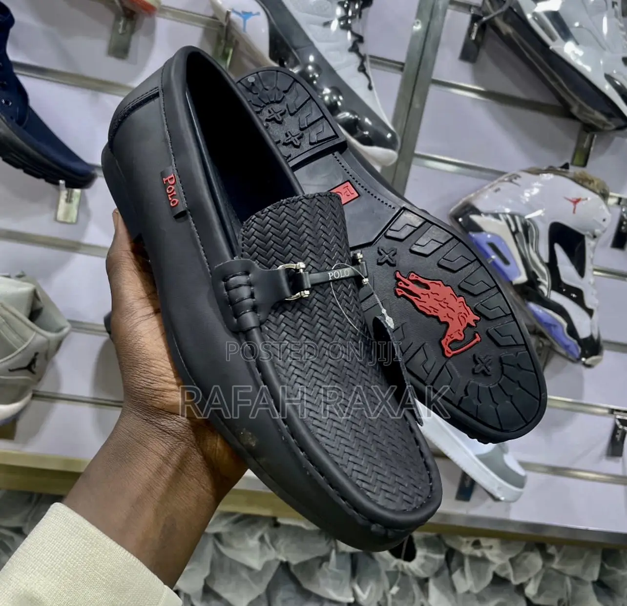 Original Men’S Flat Sole Polo Moccasins