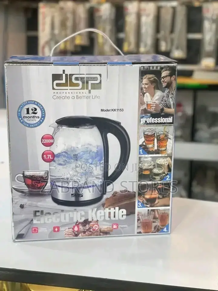 DSP Glass Electric Water Kettle