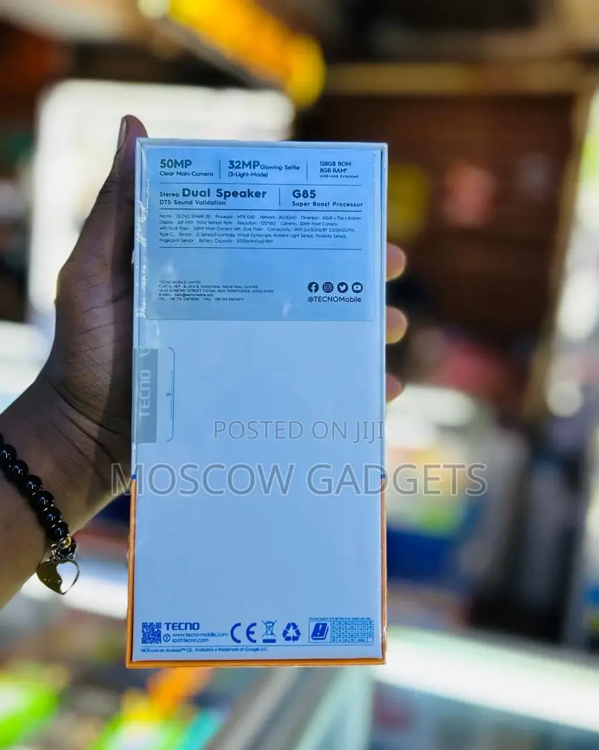 New Tecno Spark 20 128 GB Black
