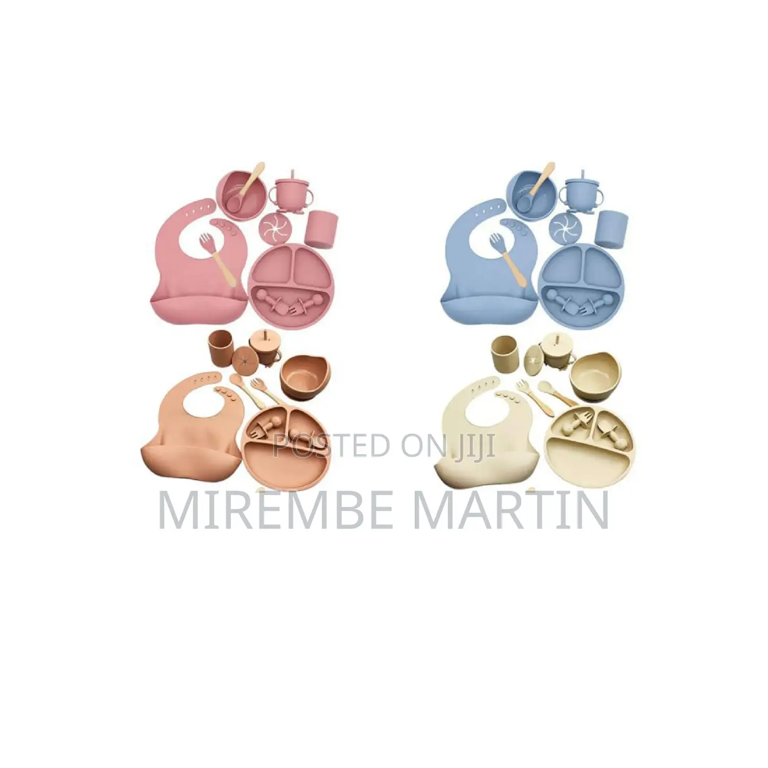 Baby Silicone Feeding Set.