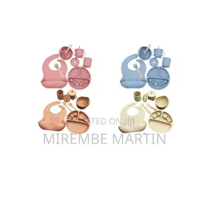 Baby Silicone Feeding Set.