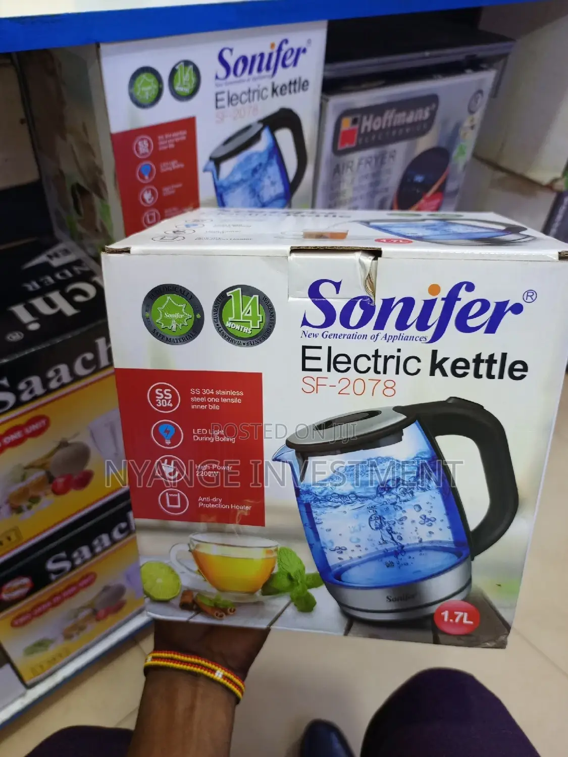 Electric Kettle. Sonifer Electric Kettle. Sonifer Electric K