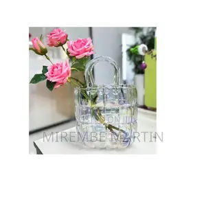 Glass Handbag Vase.