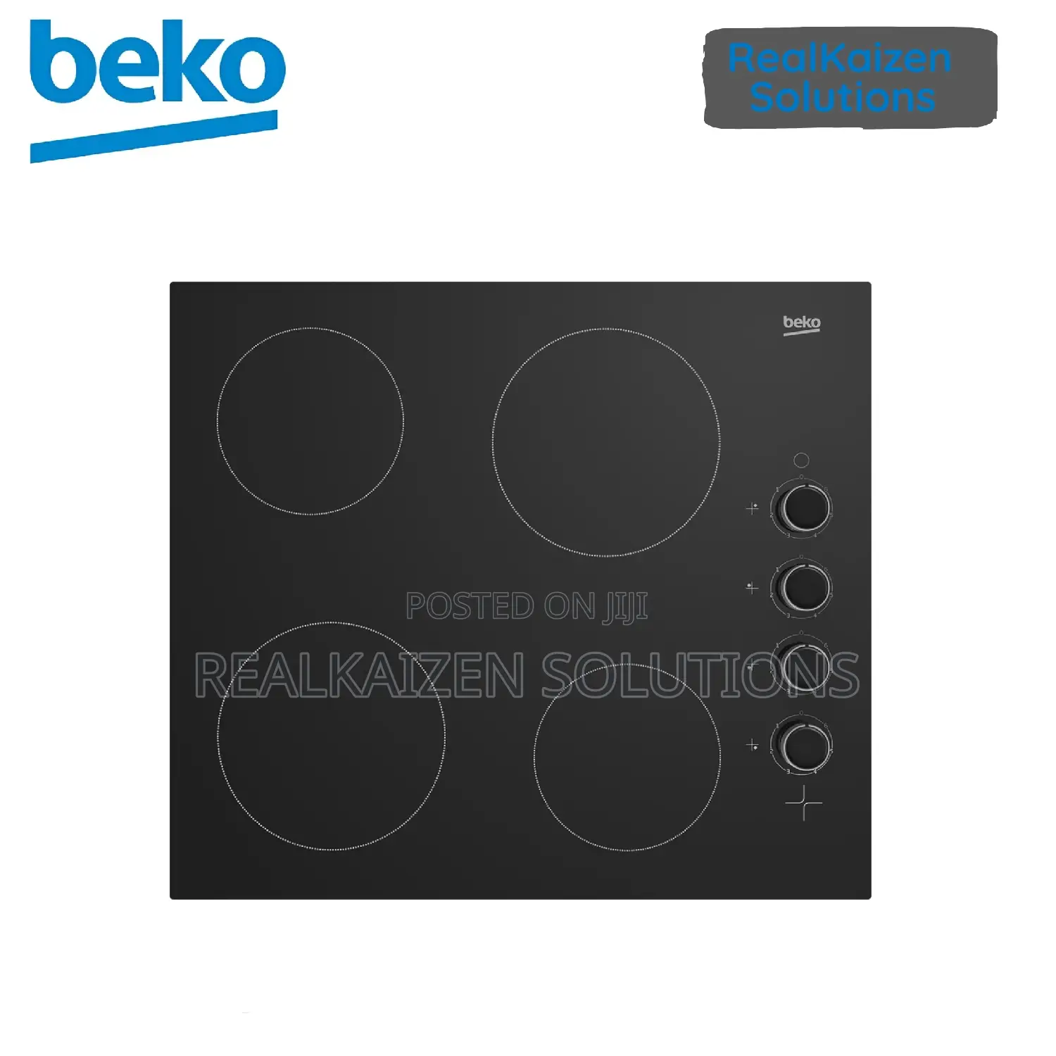 BEKO Vitro-Ceramic Glass Electric Hob | Touch Control 60cm