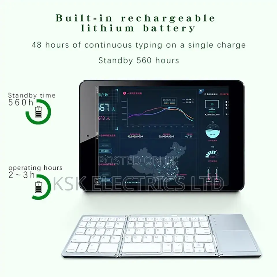 Mini Keyboard Wireless Folding Keyboard Bluetooth