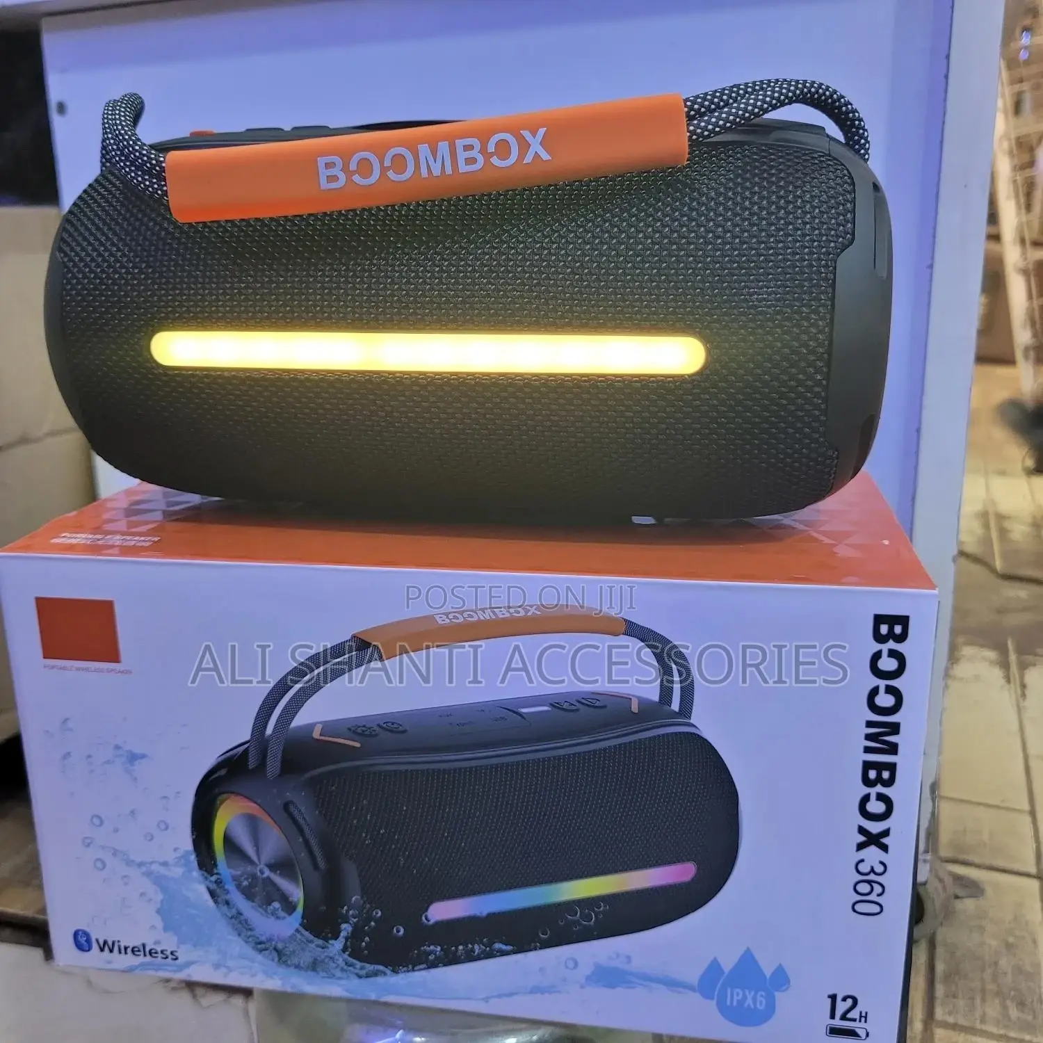 Boombox 360 Bluetooth Speaker, Super Bass Speaker Boombox
