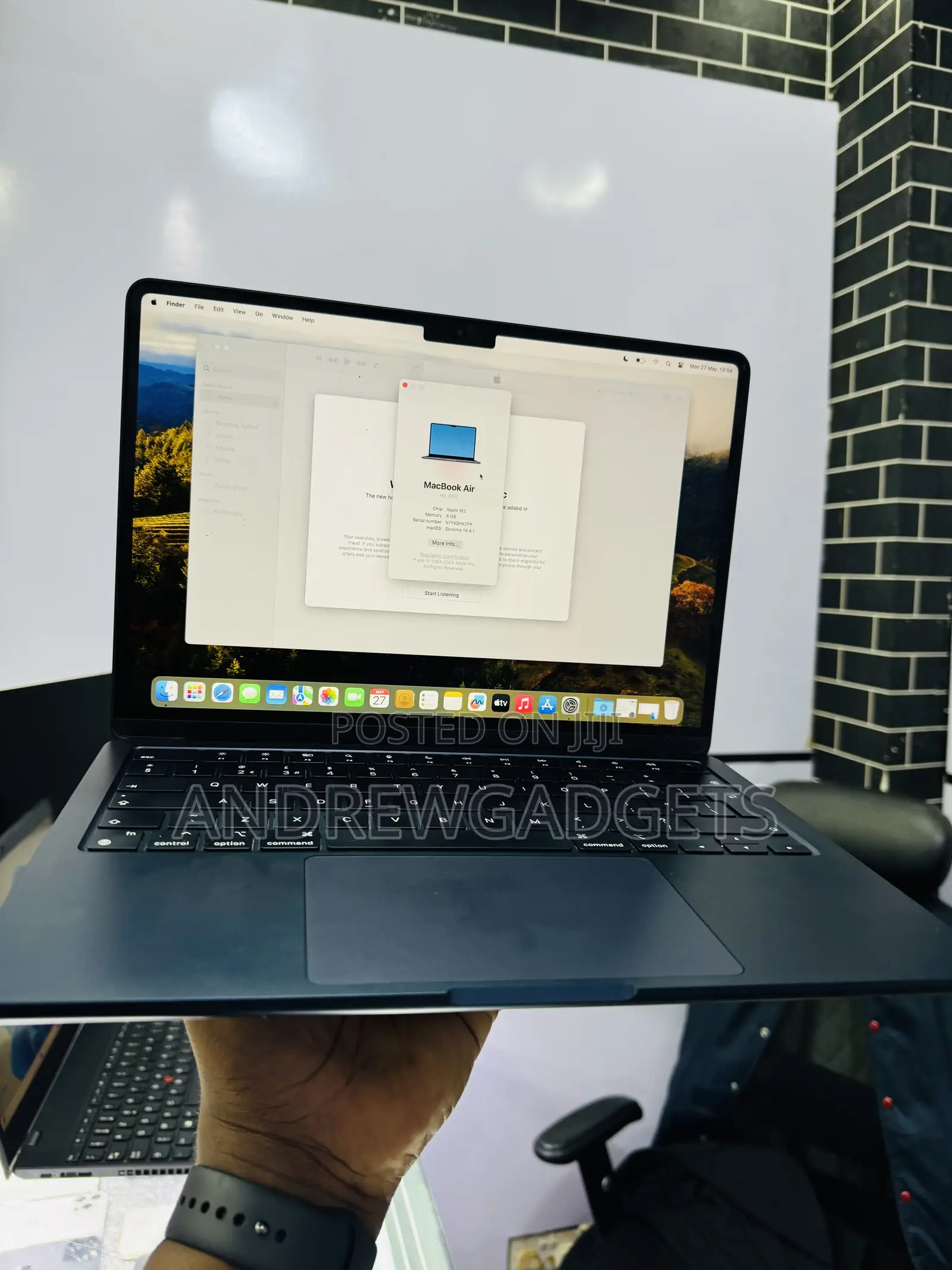 Laptop Apple MacBook Air 2022 M2 8GB Apple M2 SSD 256GB