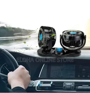 Photo - Oscillating Double Headed Vehicle Fan