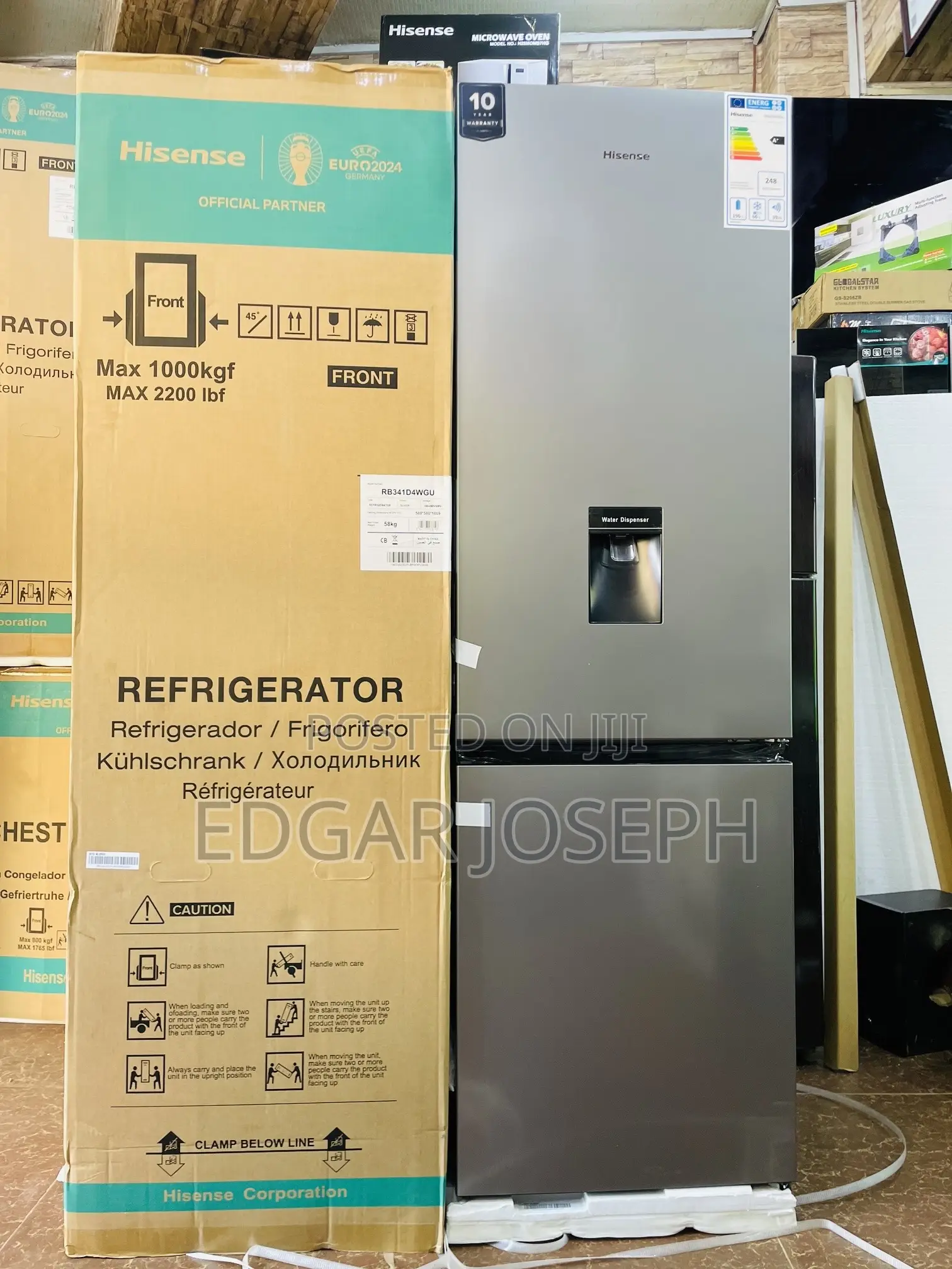 Hisense 341 Refrigerator With Dispenser