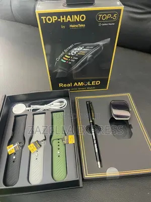 Haino Teko Top-Haino Smart Watch With 3 Extra Straps