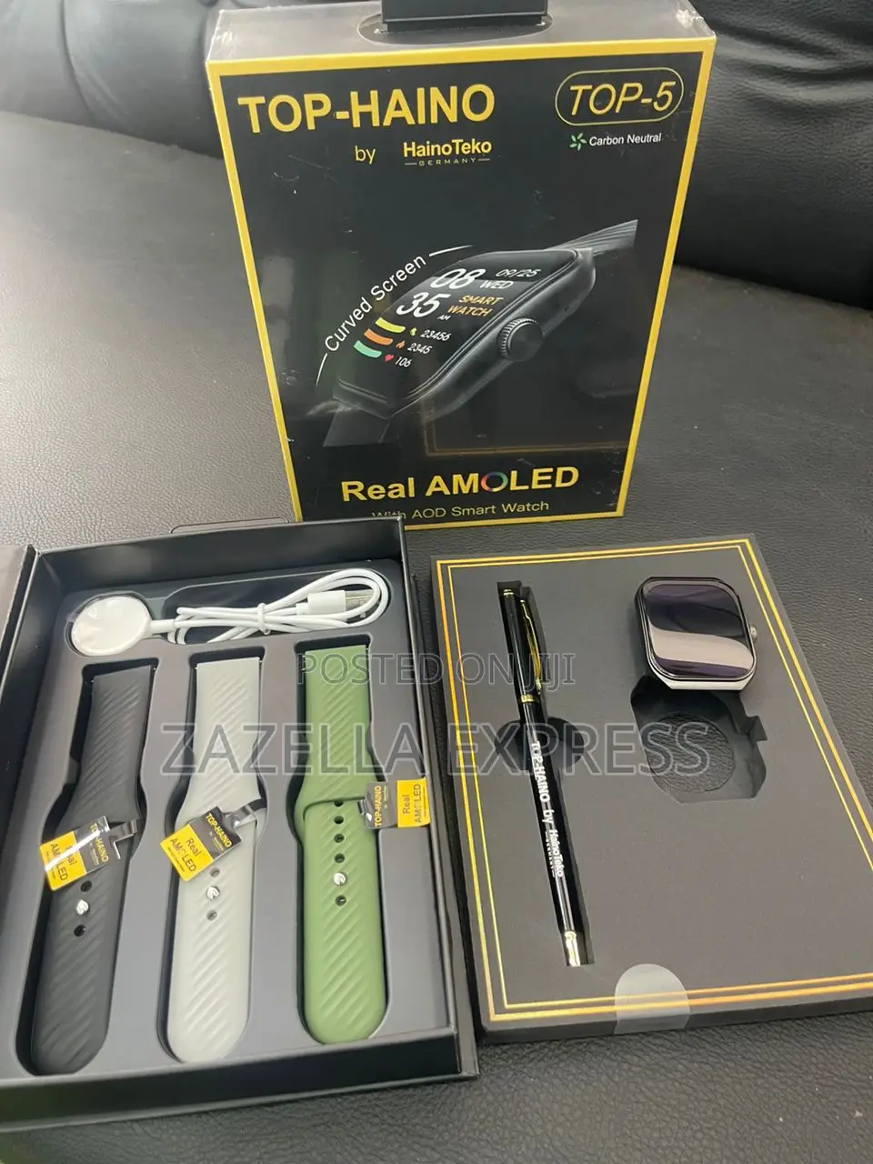 Haino Teko Top-Haino Smart Watch With 3 Extra Straps