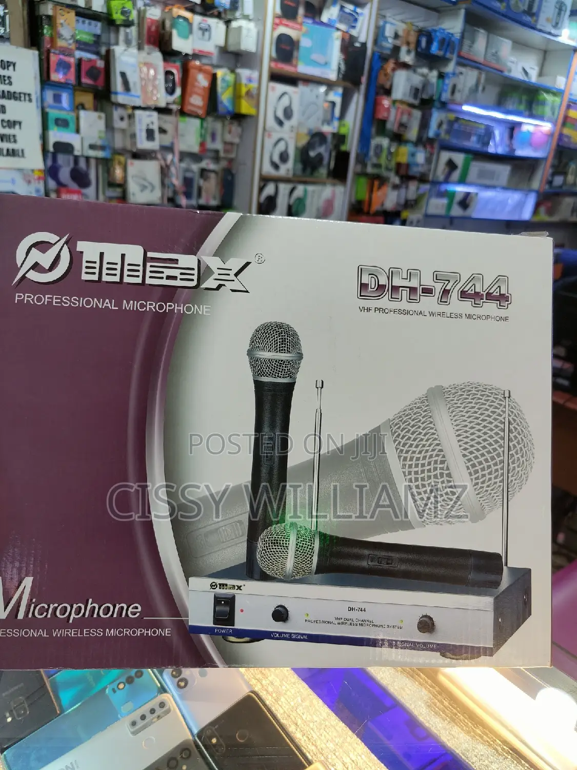 DH-744 Professional Wireless Microphone/Max Microphone