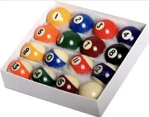 Numbered Pool Balls Complete 16 Ball Set