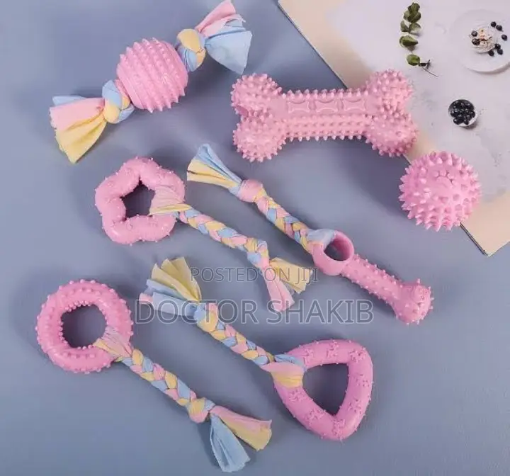 Durable Braided Pet Bone Teething Toys
