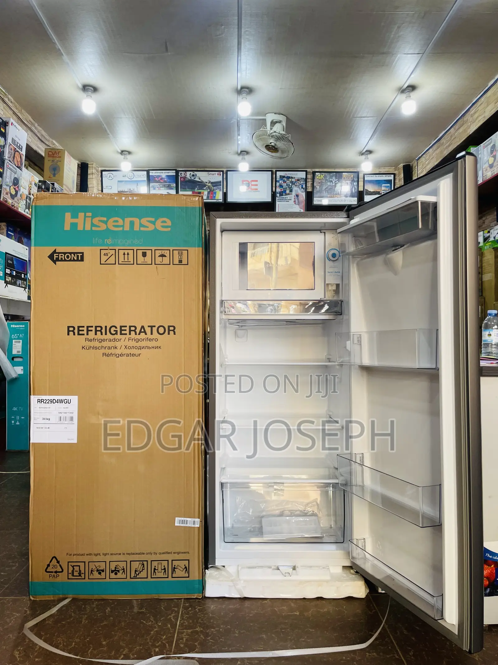 Hisense 229L Refrigerator With Water Dispenser