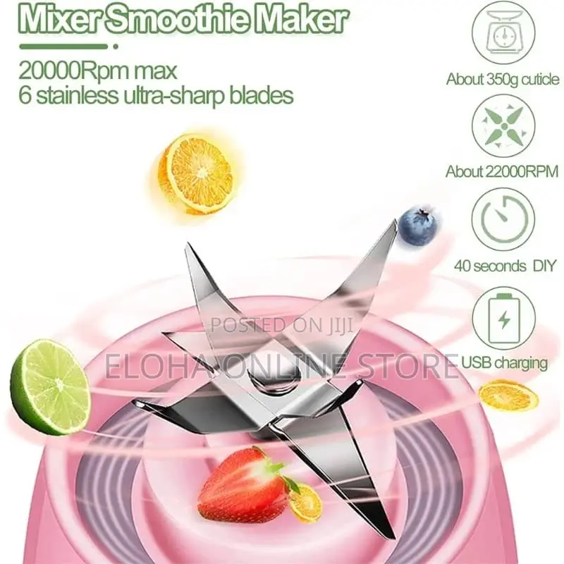 Mini Electric Portable Blender Juicer