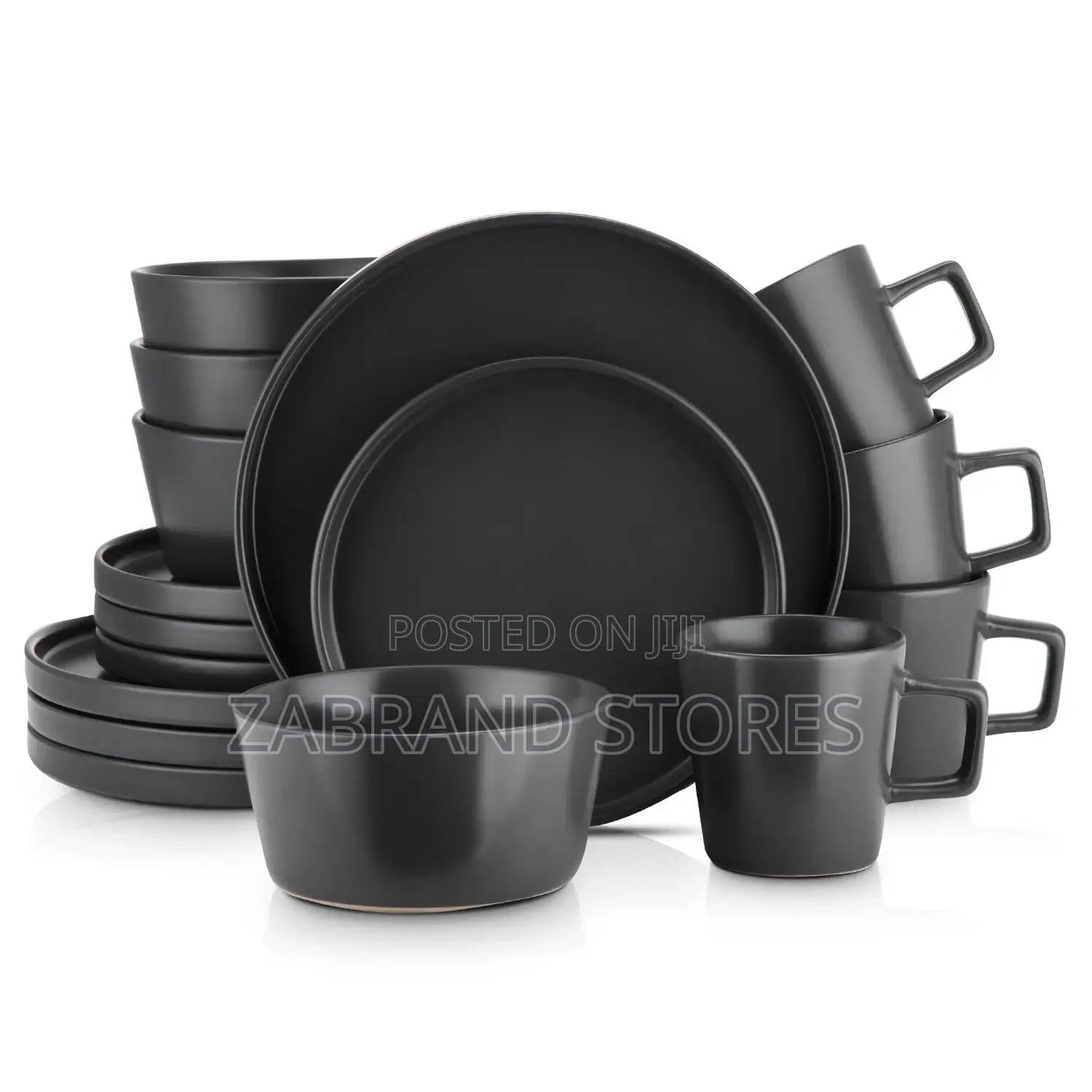 Executive Black Dinner Set