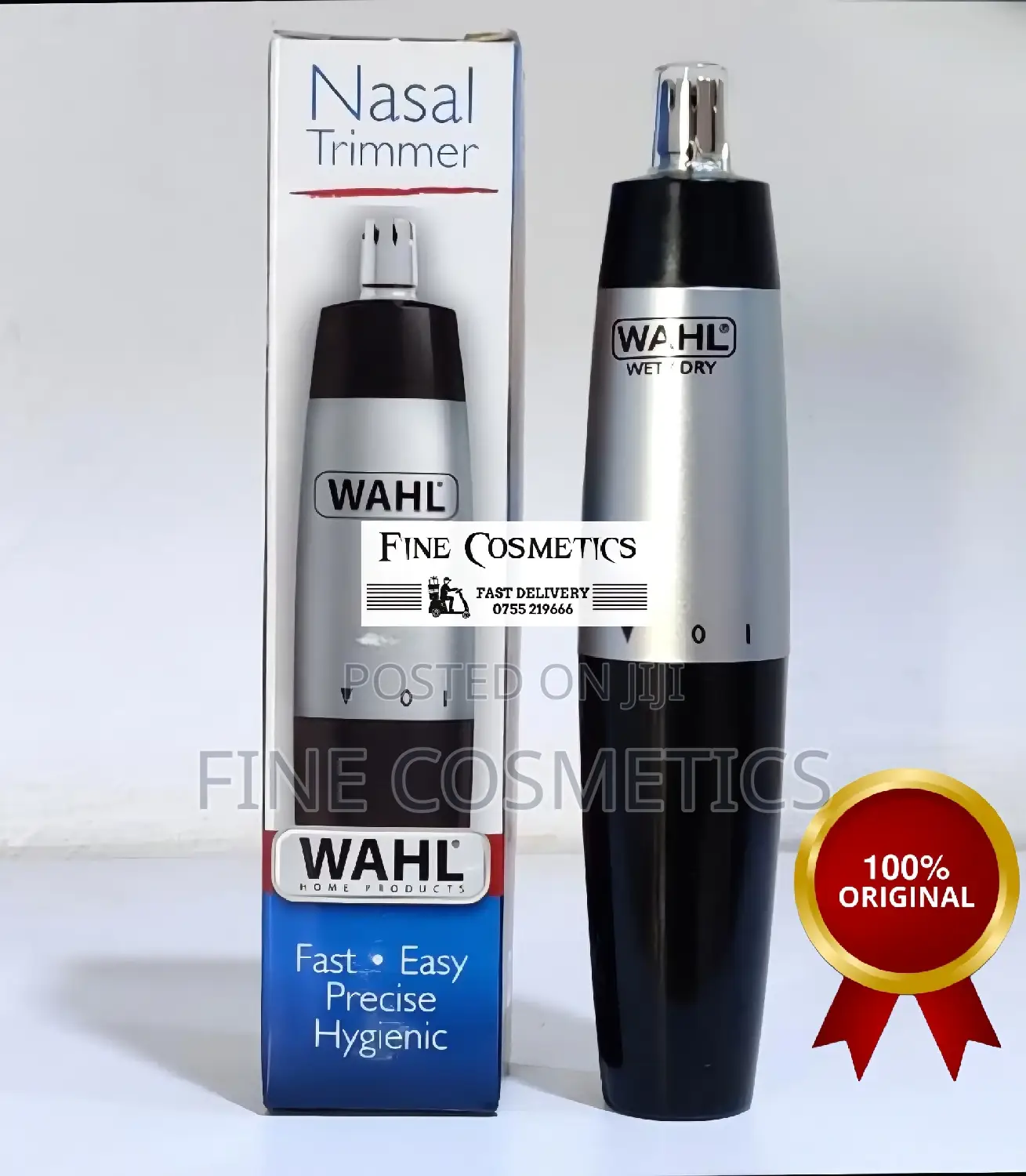 ORIGINAL WAHL Ear and Nasal Trimmer Wet Battery Operated