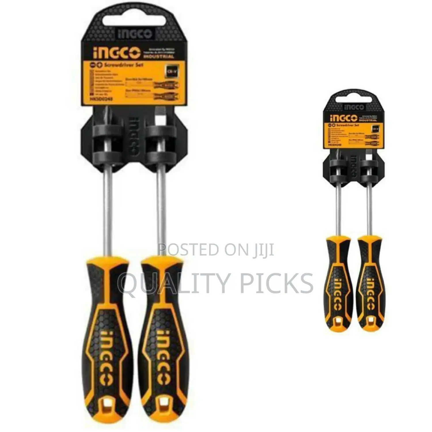 Ingco 2pcs Screwdriver Set