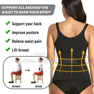 Women's Waist Trainer Push-Up Vest