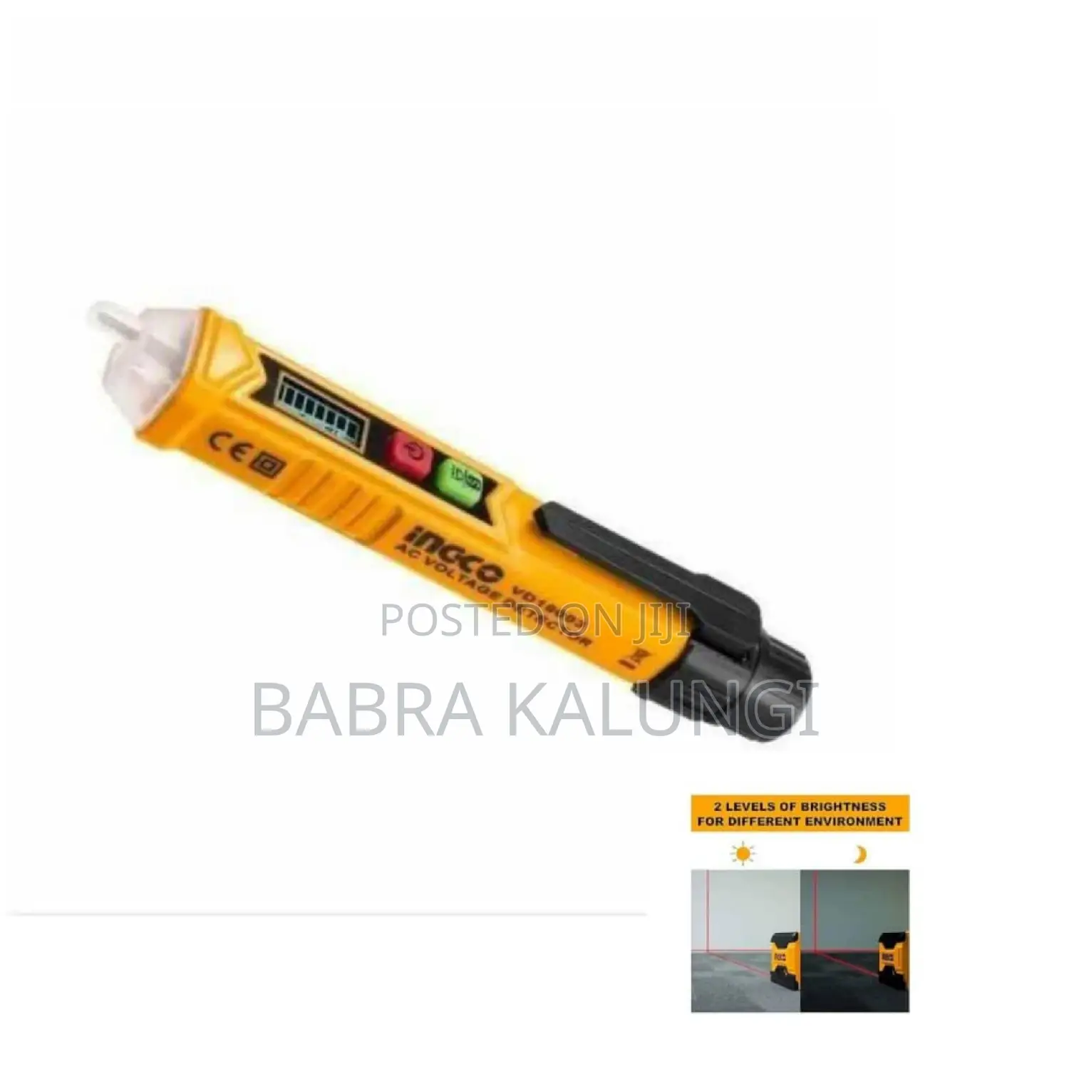 Ingco Ac Voltage Detector_ Orange, Black