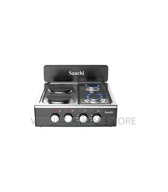Saachi 2gas + 2electric Table Top – Black