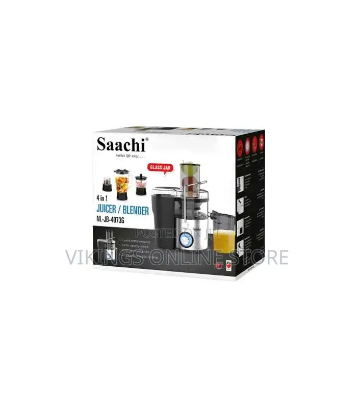 Saachi 4 in 1 Juicer / Blender NL-JB-4073G With Glass Jar