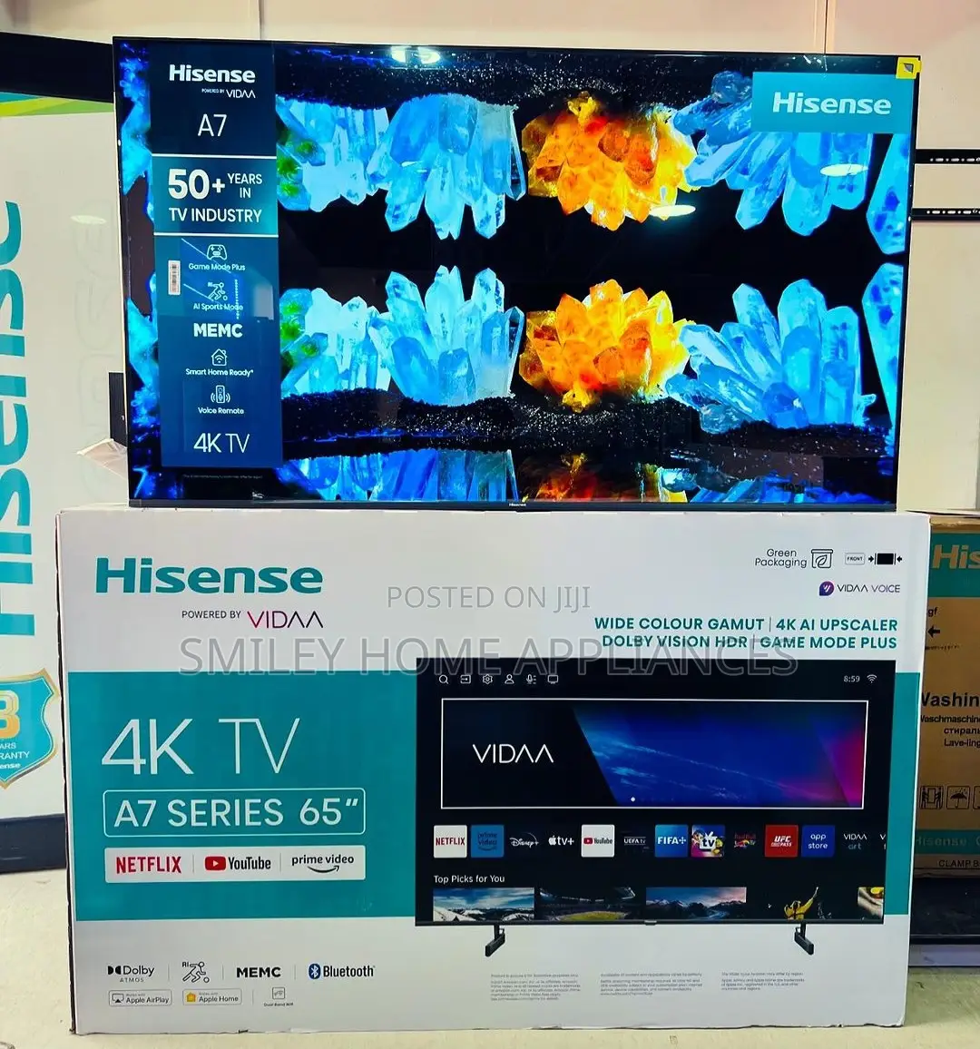 Hisense 65inches A7 Series Smart Tv